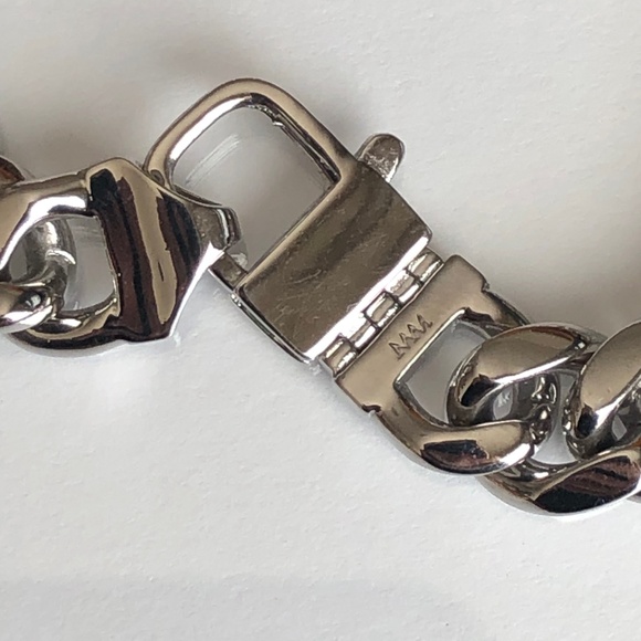 MELINDA MARIA DESIGNER JULIAN CUBAN CHAIN BRACELET, NEW WITHOUT TAGS - Picture 5 of 7